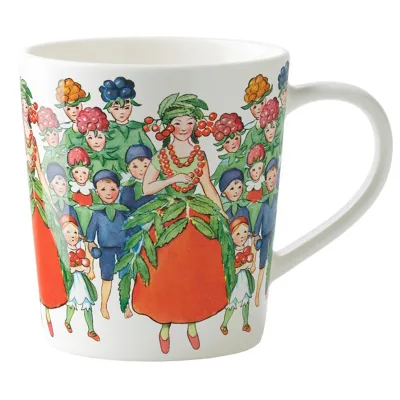 Design house stockholm Elsa Beskow krus med hank 40 cl, august