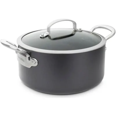 Greenpan Barcelona gryde m. låg 24 cm.