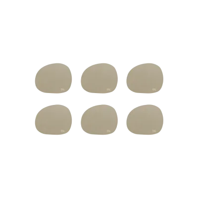 Raw silikone coasters glasbrikker 6-pak - Mellow Clay
