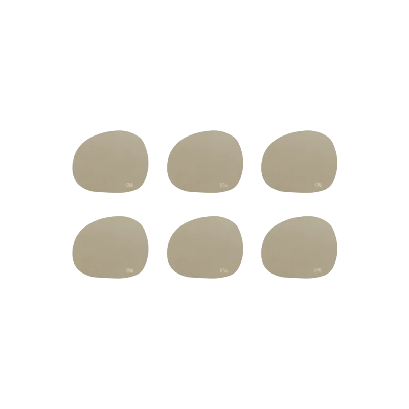Raw silikone coasters glasbrikker 6-pak - Mellow Clay