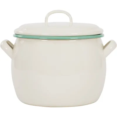 Kockums jernverk Gryde 4 liter, creme