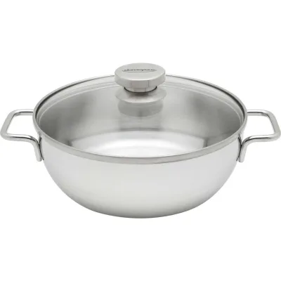 Demeyere Apollo Gryde med glaslåg, 24 cm 3,3 L