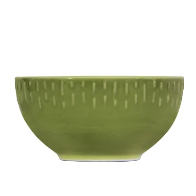 Aida Confetti skål 14 cm, olive