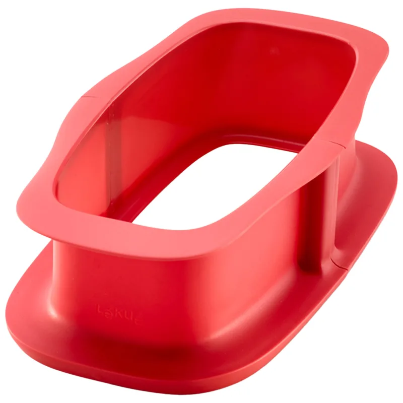 Lékué Springform med tallerken 24 cm, rød
