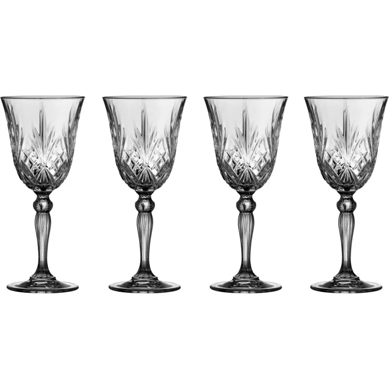 Lyngby glas Melodia Rødvinsglas, 4 stk.