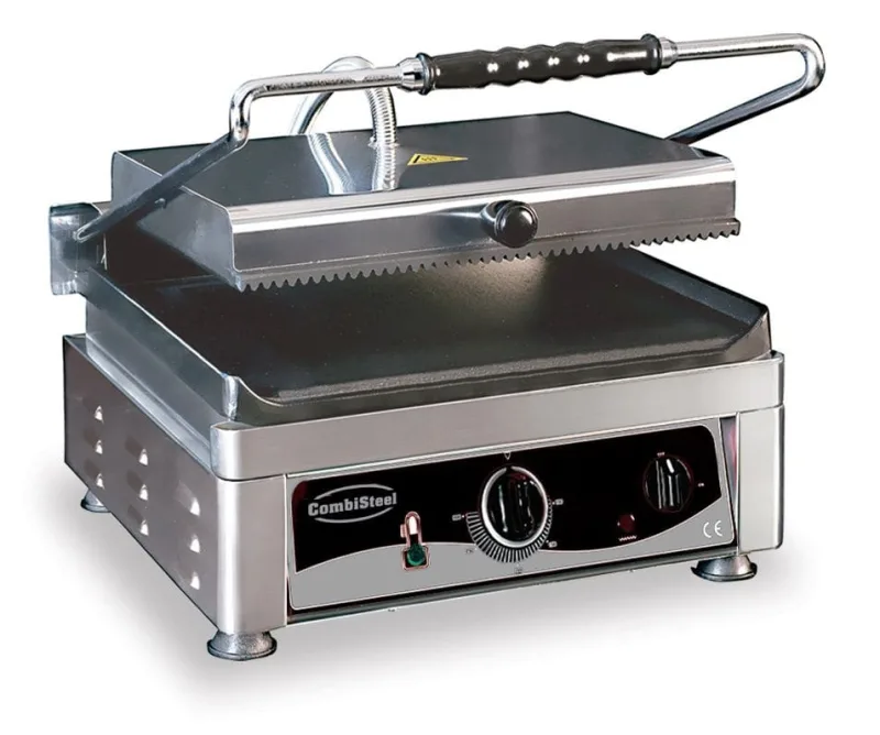 Klemgrill combisteel - single - glat bund, rillet top
