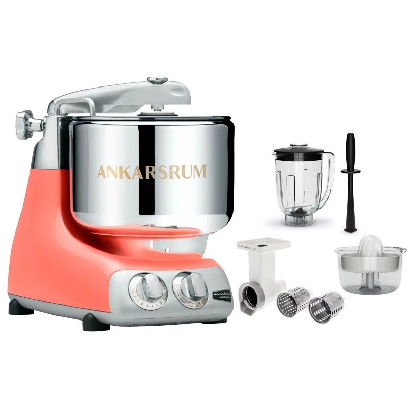 Ankarsrum Assistent Original AKM6230 Coral Crush + Go Green-tilbehørspakke