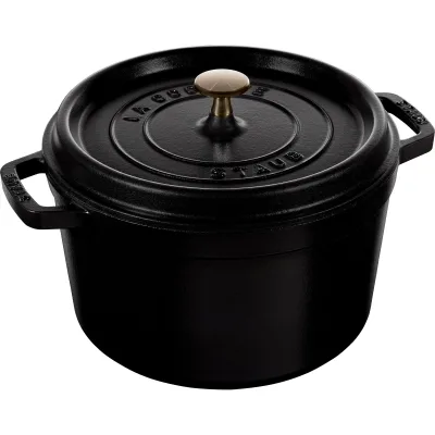 Staub La Cocotte dyb støbejernsgryde 24 cm, sort