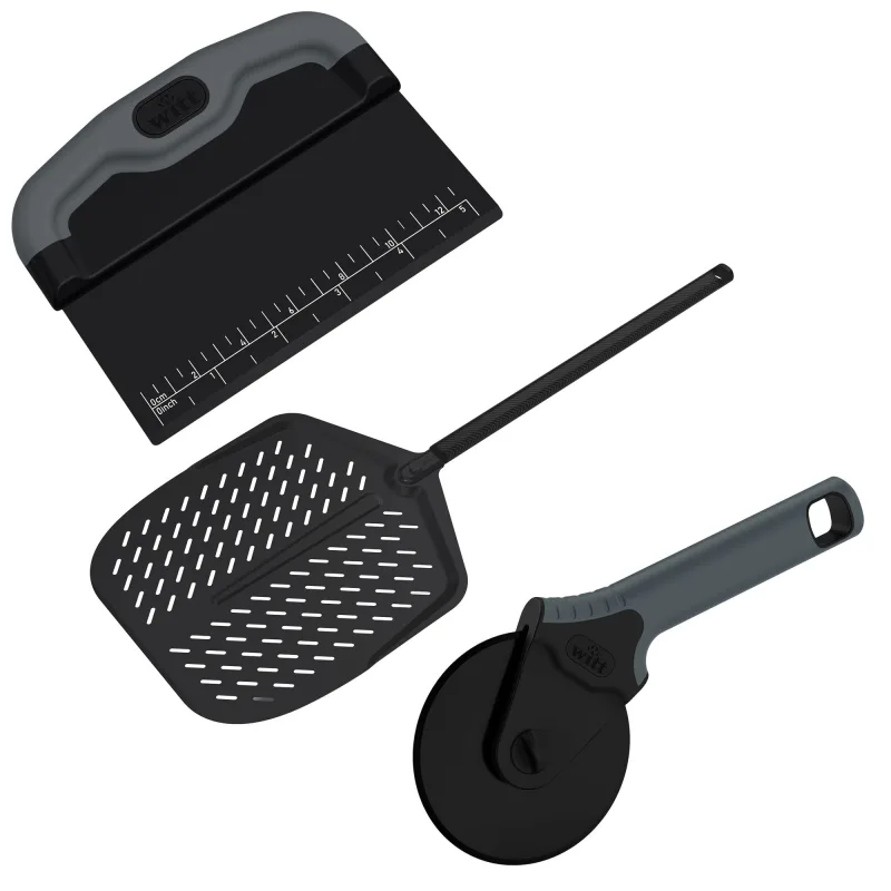 Witt Pizzakit 14"  -  spade, hjul og dejskraber
