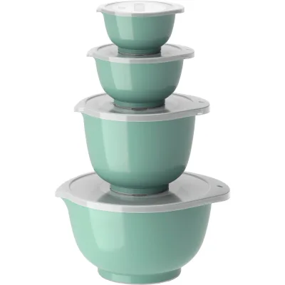 Rosti NEW Margrethe skåle 0,25 + 0,5 + 1,5 + 3 liter, nordic green