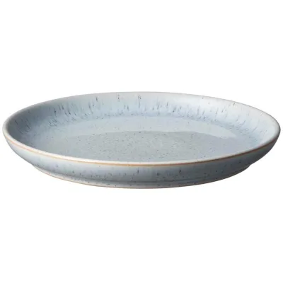 Denby Studio Blue tallerken, 21 cm, pebble
