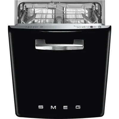 Smeg STFABBL3 opvaskemaskine til underbygning, sort