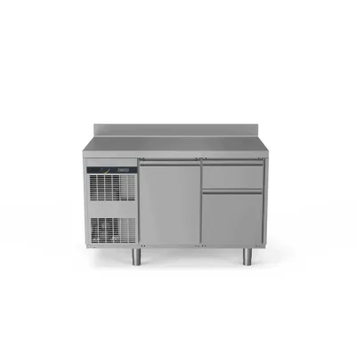 Zanussi kølebord 290L med bagkant - 1 låge - 2x skuffer