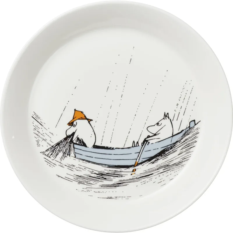 Moomin arabia Mumi tallerken Ø19 cm., Tro mod sin oprindelse