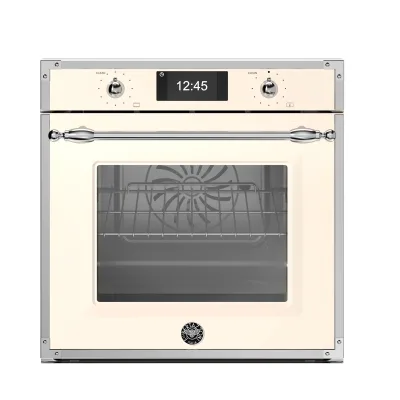 Bertazzoni FHER6117CTAX3 Heritage dampovn med pyrolyse 80 liter, elfenbenshvid/krom
