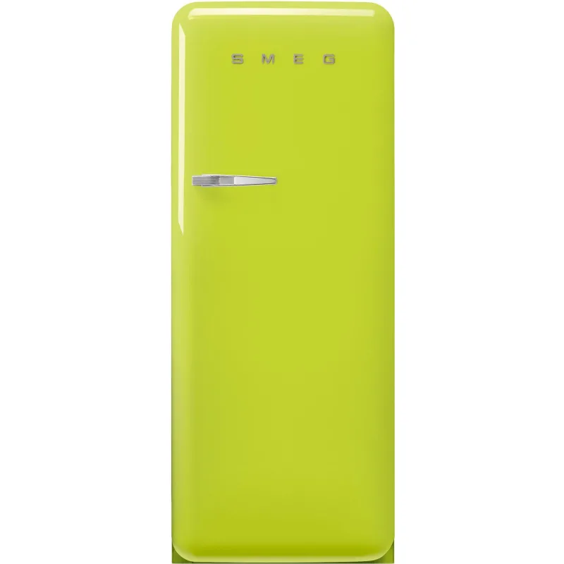 Smeg FAB28RLI6 Køleskab med Fryser 153 cm Højrehængt Limegrøn
