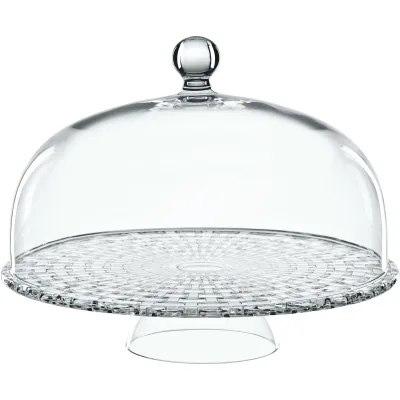 Nachtmann Bossa Nova Footed Cake Plate with Dome