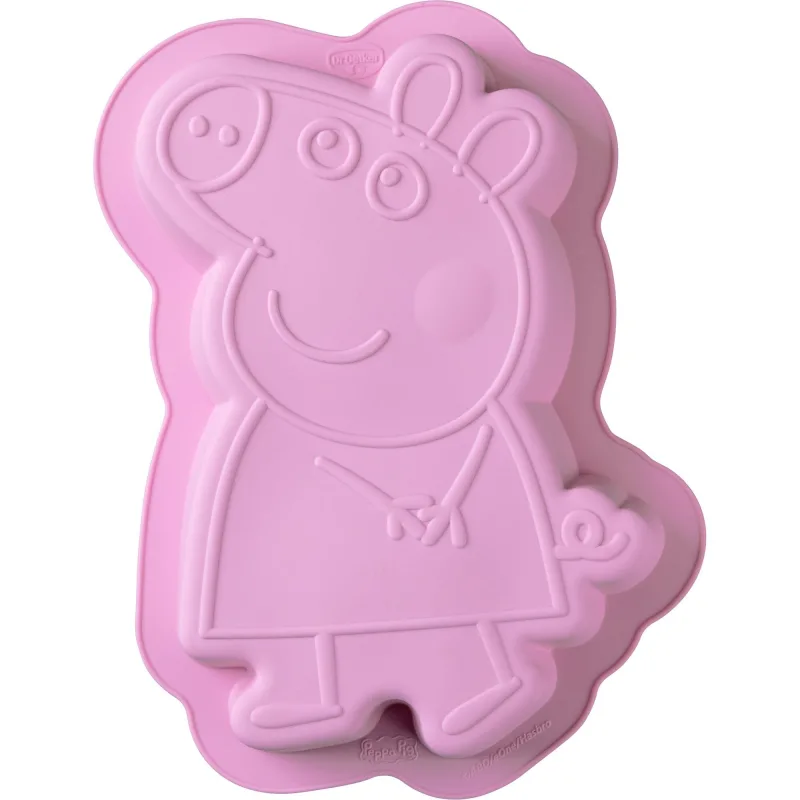 Dr oetker Gurli Gris bageform 19,5 x 27 cm, lyserød