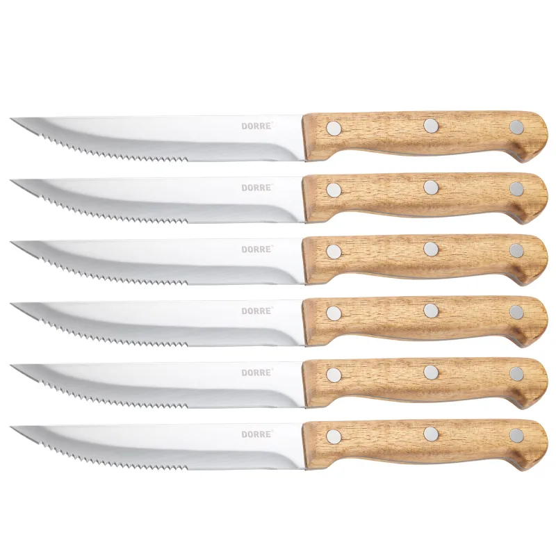 Dorre BBQ steakknive, 6 stk.
