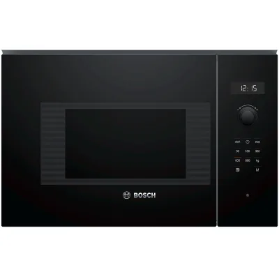 Bosch BFL524MB0 Serie 6 indbygningsmikroovn, sort