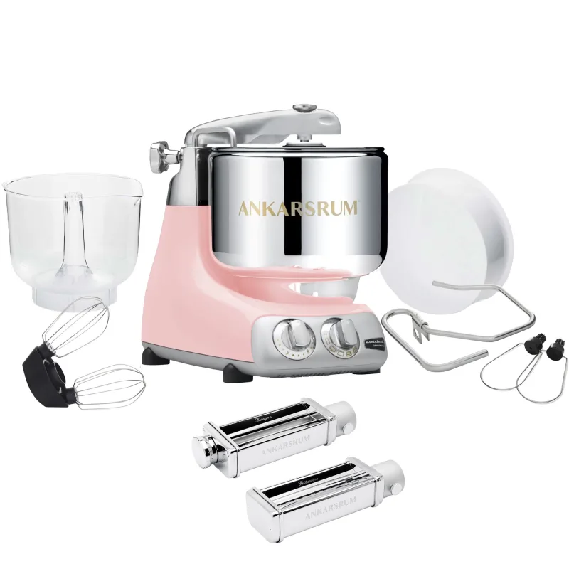 Ankarsrum Assistent Original AKM 6230 køkkenmaskine og pastakit, cloudy pink