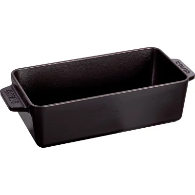 Staub Terrine 30 x 11 cm i støbejern, sort