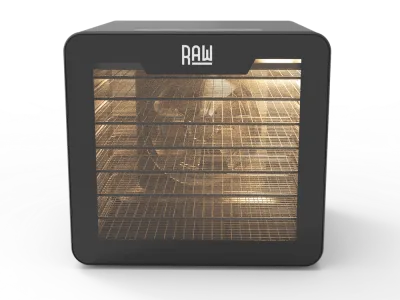 RAW Dehydrator m. 8 hylder (Rustfri stål)
