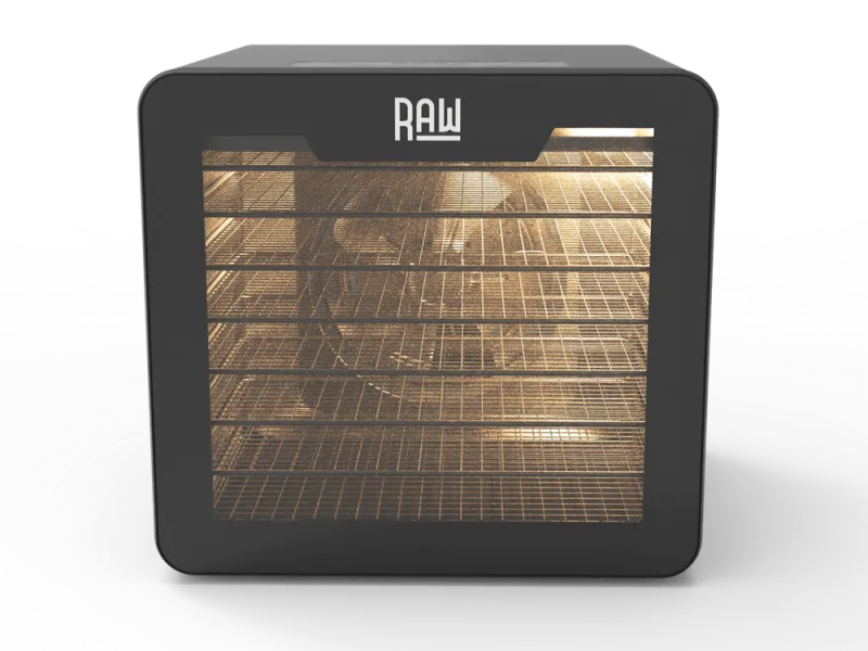 RAW Dehydrator m. 8 hylder (Rustfri stål)