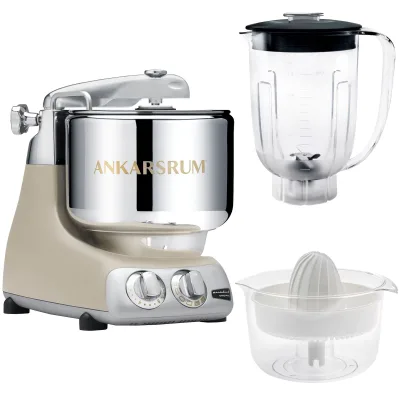 Ankarsrum Assistent AKM6230 + mixerkande og citruspresser, harmony beige