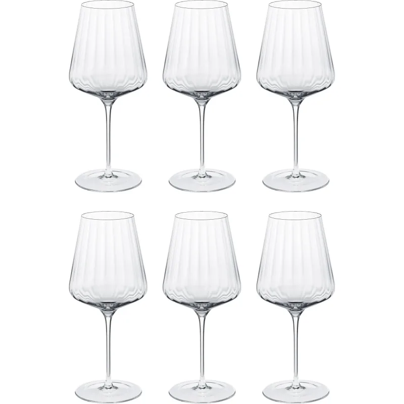 Georg jensen Bernadotte rødvinsglas 6 stk.