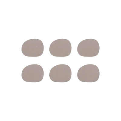 Raw Buffalo coasters glasbrikker 6-pak - Dusty Rose