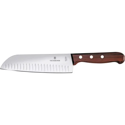 Victorinox Olivenslebet santokukniv med skæfte, 17cm.