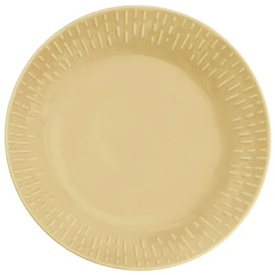 Aida Confetti pastatallerken 23 cm, mustard