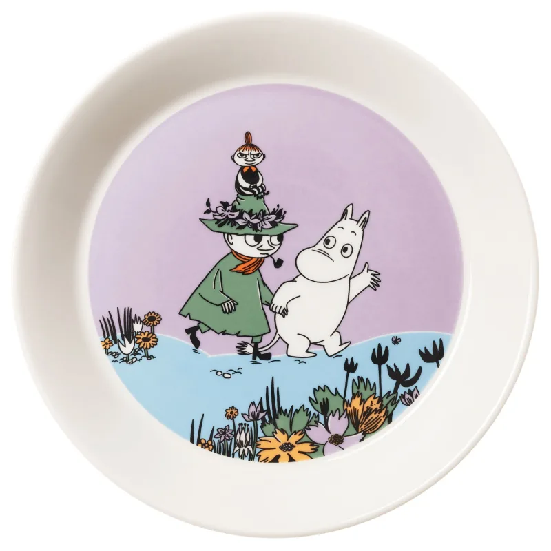 Moomin arabia Mumi tallerken, Venner for altid