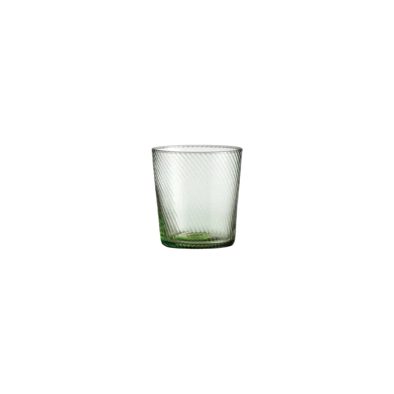 Raw Unique Swirl vandglas - Grøn