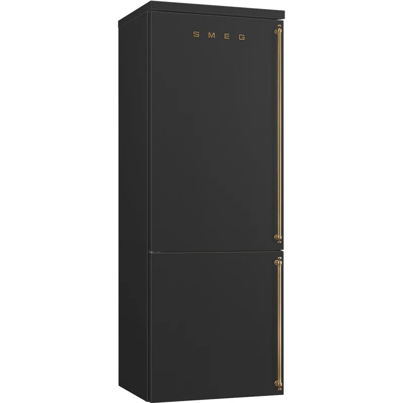 Smeg FA8005LAO6 venstrehængt køle/fryser 70 cm, antracit