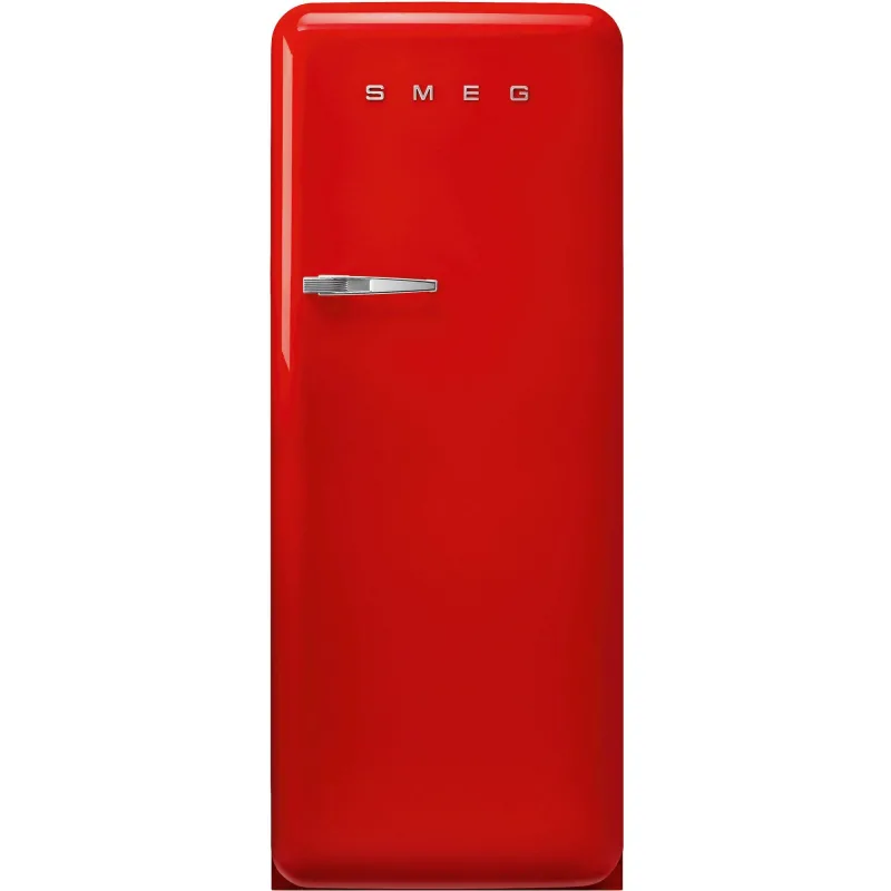 Smeg FAB28RRD6 Køleskab Med Fryser 153 cm Højrehængt Rød