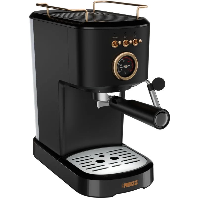 Princess Prinsesse Espressomaskine, rustfrit stål
