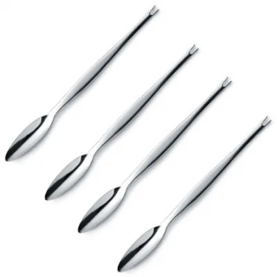 Gense Focus Steel skaldyrsgafler 4 stk.