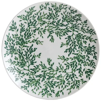 Götefors porslin Myrten asiet, 21 cm, grøn
