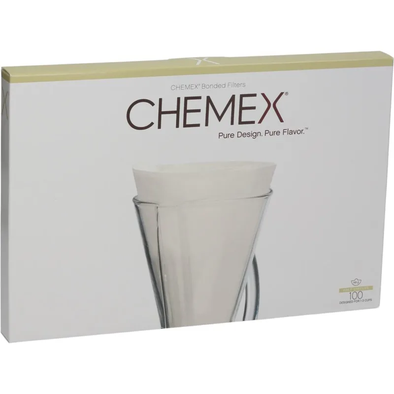 Chemex FP-2 kaffefilter (1-3 kopper), 100 stk.