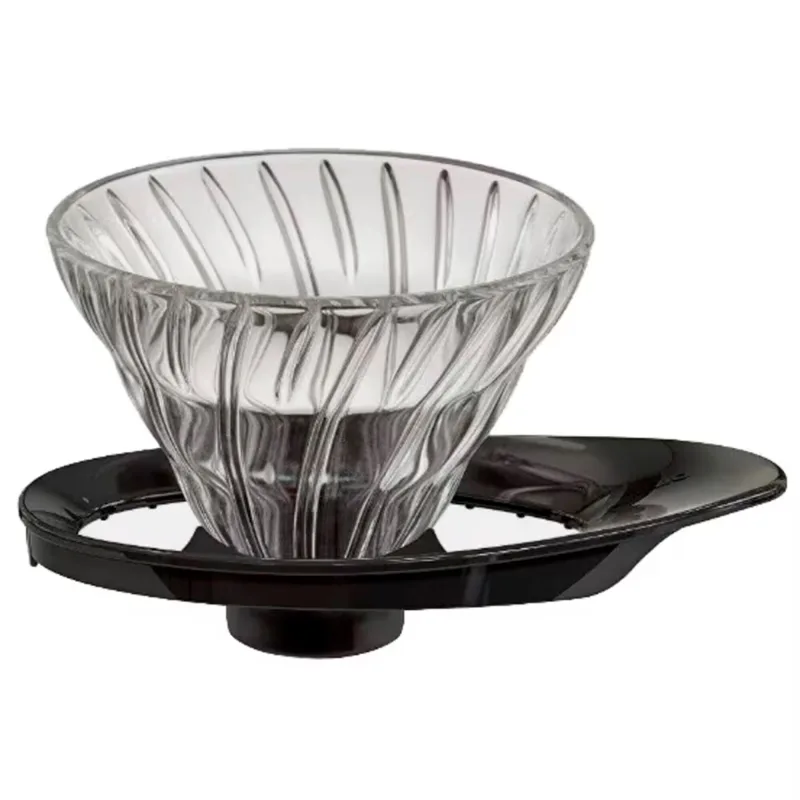 Hario 1 Cup Dripper V60 Glas m. sort