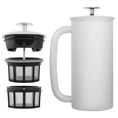 Espro P7 Stempelkande Hvid Stål 1 liter