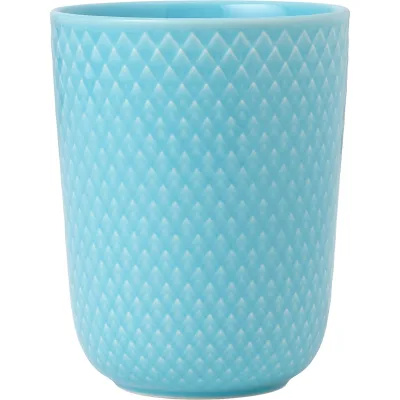 Lyngby porcelæn Rhombe Krus 33 cl Turkis