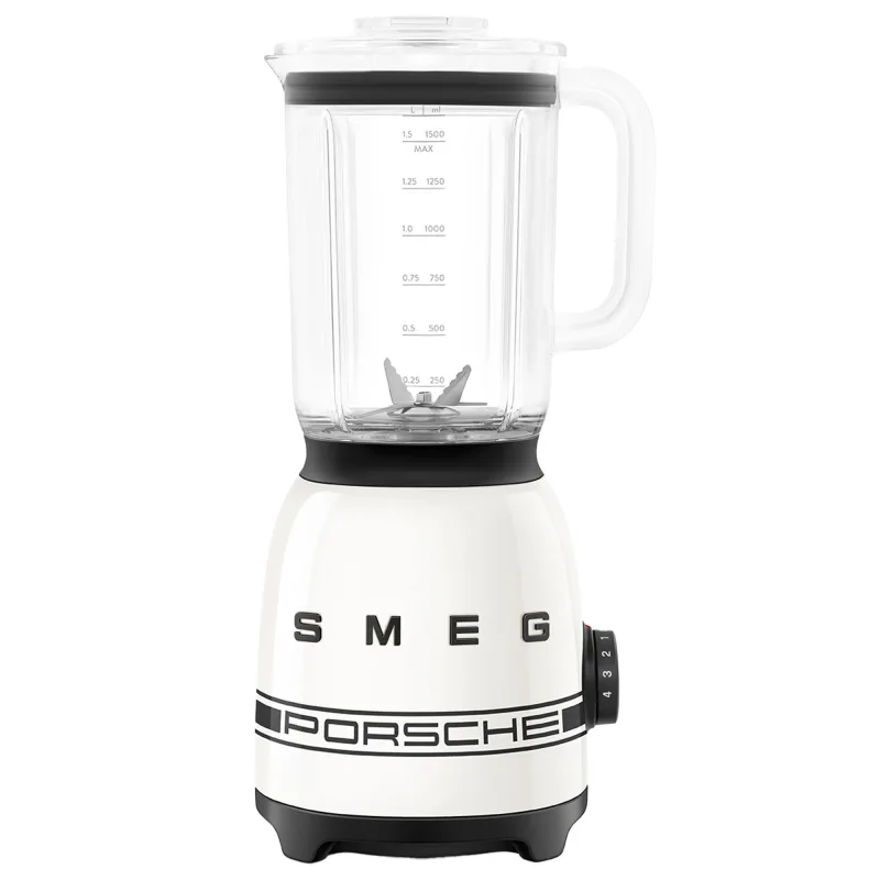 Smeg Porsche Special Edition blender 1,5 liter, carrara hvid