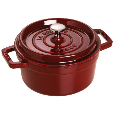 Staub La Cocotte rund støbejernsgryde 22 cm / 2,6 liter, grenadinrød