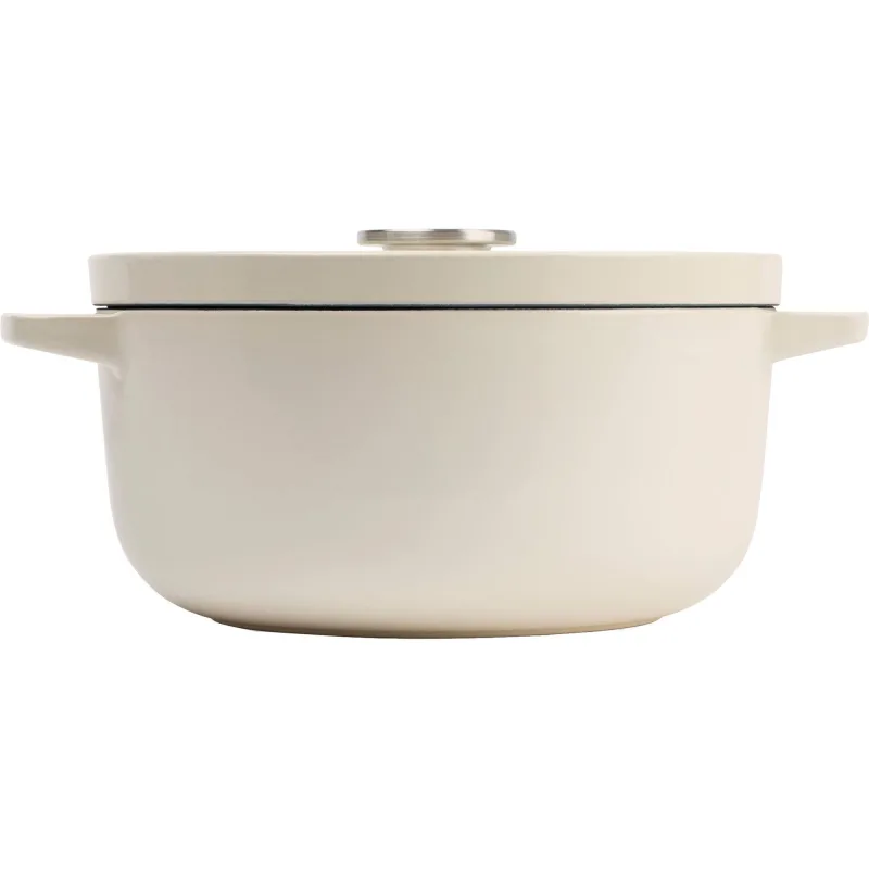 Kitchenaid Støbejernsgryde 22 cm/3,3 liter, almond cream