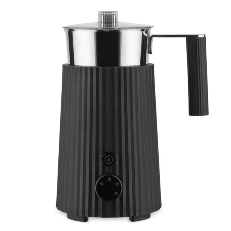Alessi Plissé Multi-Function mælkeskummer til induktion, sort
