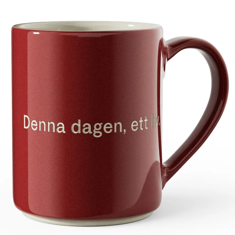Design house stockholm Astrid Lindgren krus 35 cl, denna dagen, ett liv