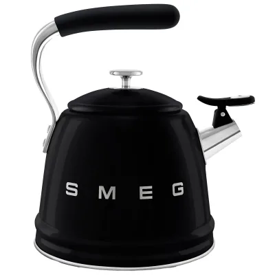 Smeg Vandkedel med fløjte 2,3 liter, sort